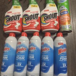 Windex Shout Scrubbing bubbles item $3 each