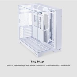 LIAN LI O11 Vision White Mid Tower PC Case
