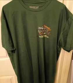 Paradise Lost Ride to Glory T-Shirt Size XL Men (Slim Fit) Green Short Sleeve