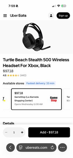 Turtle Beach Stealth 500 Wireless Headset Xbox