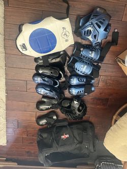 Martial Arts Pads And bag Lot