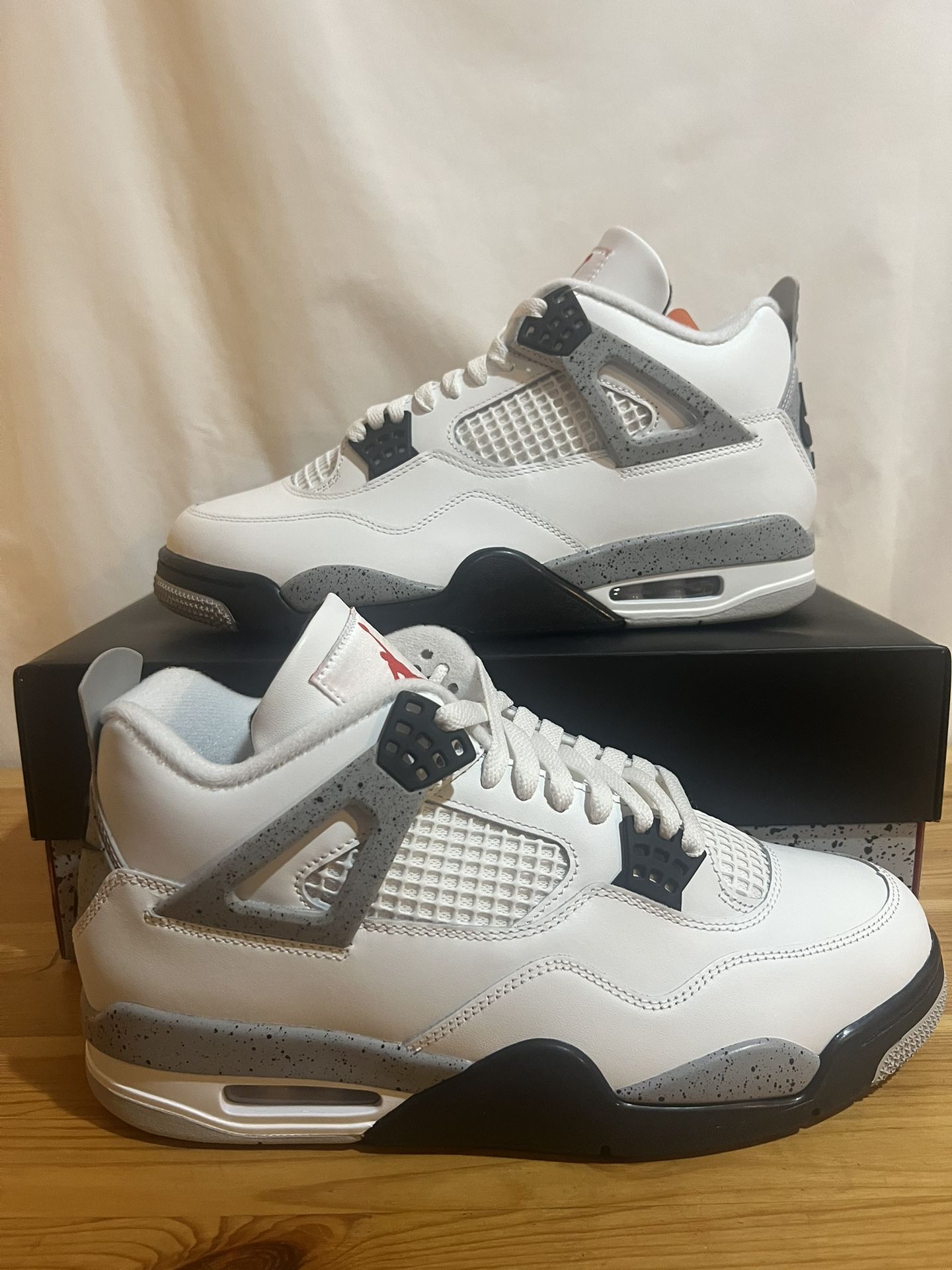 Jordan 4 Retro White Cement (2025) FV5029-100 Men’s Size 10M / 11.5W  Brand New DS $345 Meet Up In Irving No Trades @hdzkicks_ 