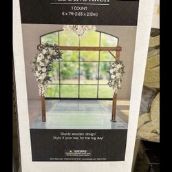 Wood Wedding Arch