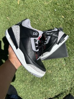 Jordan 3 Black cement Size 9