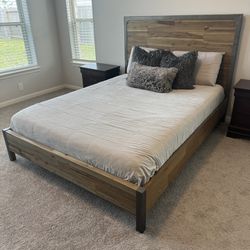 Queen Bed Frame - Wood