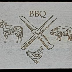 BBQ Crest Serving Board by Royal Standard 