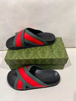 Gucci slides cross size 11
