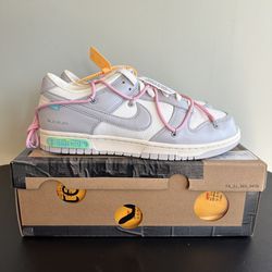 Nike Dunk Low - Off-White - Lot 09/50 - Authentic - New in Box Size 11