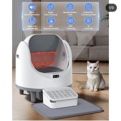 Dlopede Automatic Self-Cleaning Cat Litter Box with App Control, Infrared Safety Sensor, Smart Cat Toilet