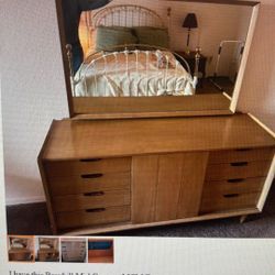 Broyhill MCM mid Century Modern Dresser Chest Of Drawers  ESTATE SALE