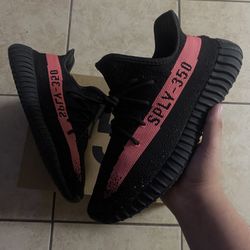 Yeezy 350 V2 Black Red 
