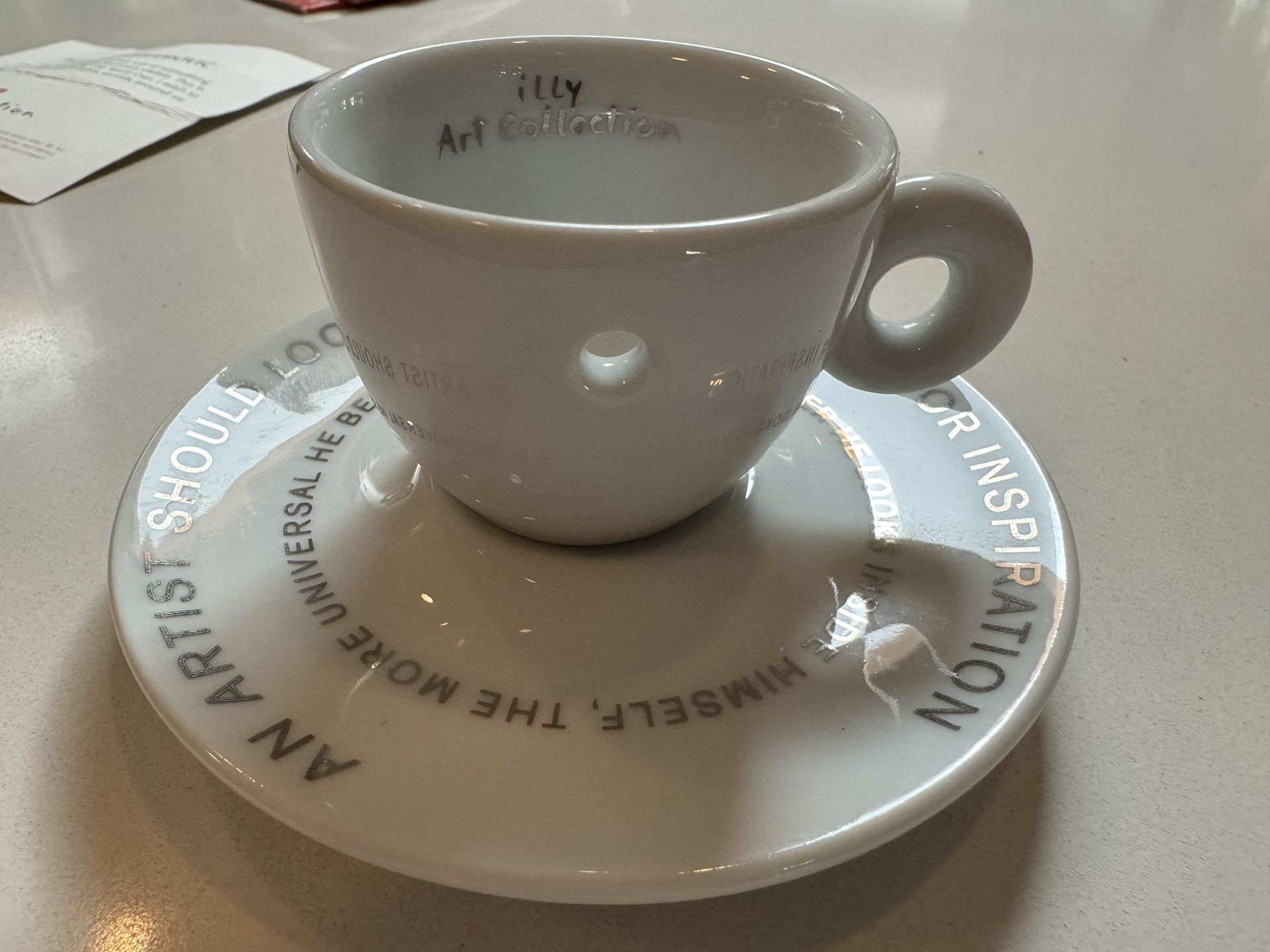Marina Abromovich 2011 MOCA Gala Espresso Cup