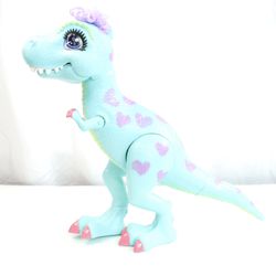 Cave Club Blue and Purple Tyrasaurus Dinosaur Pal Toy Doll 13” Tall