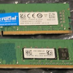 Crucial By Micron 16GB DDR4 UDIMM RAM Memory