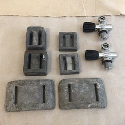 Lead Diving Weights & K-valves