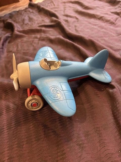 Green Toys Pretend Play Airplane Toy, Blue