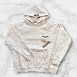 Essentials Light Oatmeal Hoodie