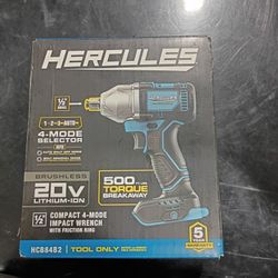 Hercules 1/2 Inch Impact -20v