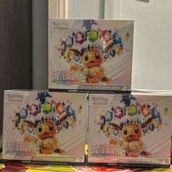 Prismatic etb’s x3