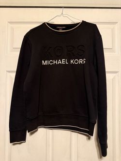 Michael Kors Graphic Mens Black Crewneck. Size Small.