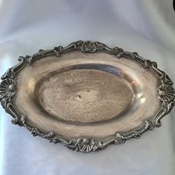 Vintage Crosby Silver Oblong Platter