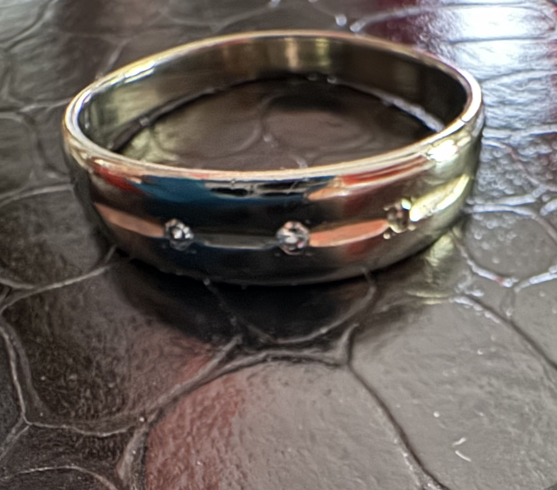 VINTAGE 5MM FLUSH SET 14k WHITE GOLD MEN'S DIAMOND WEDDING BAND 3.7g