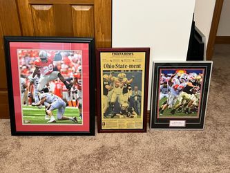 Ohio State framed pictures