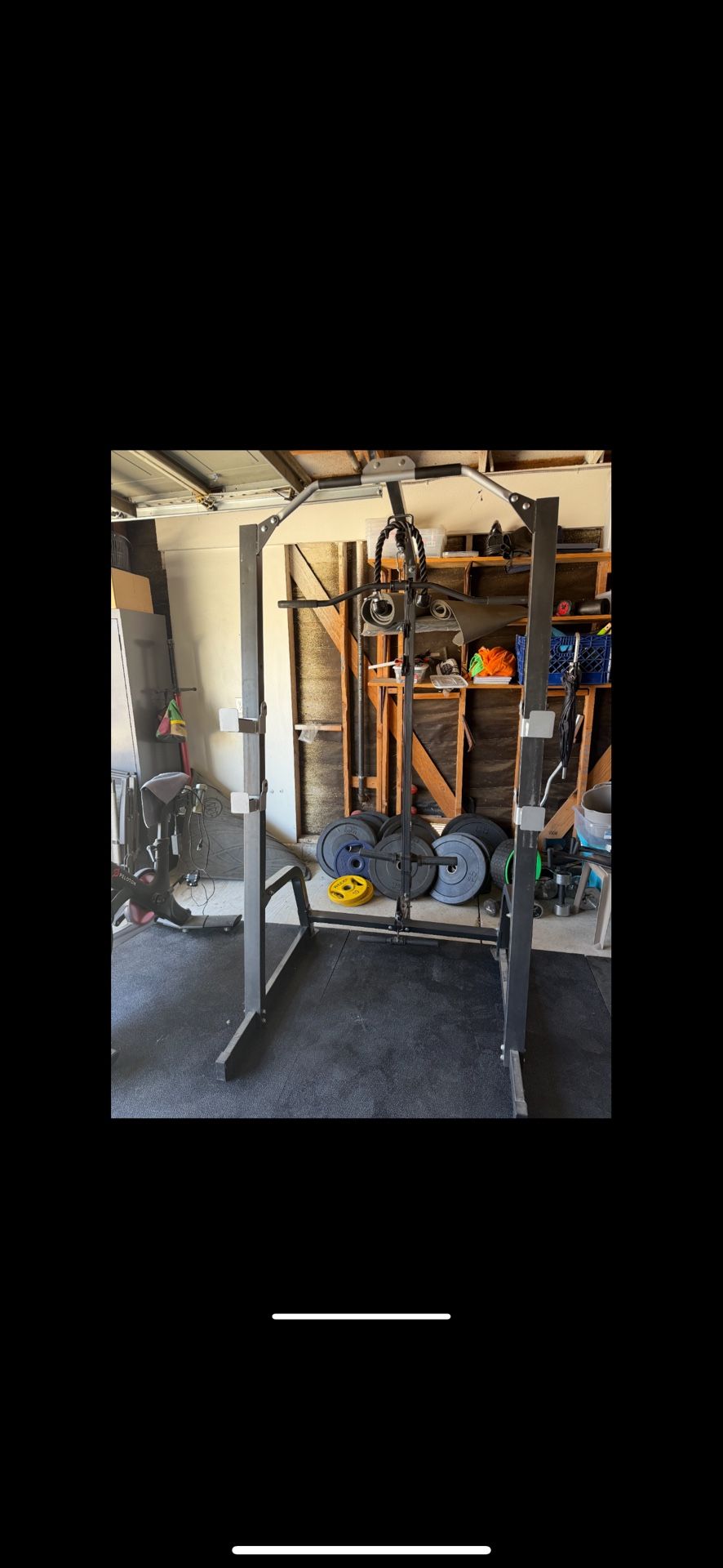 Marcy Pro Deluxe Cage System with Weight Lifting Bench