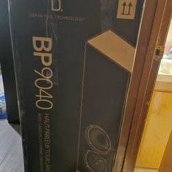 (2) New DEFINITIVE TECHNOLOGY BP9040 FLOORSTANDING SPEAKER PAIR | BP-9040 