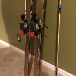 DYNA STAR COURSE SL RACING SKIS WITH STICKS