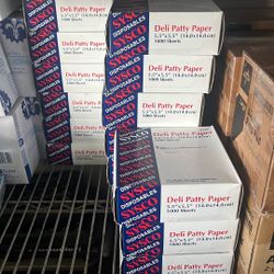 Deli Patty Paper Have 21 Unopened Boxes  
