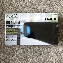 Small supersonic HD Projector
