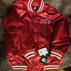 Starter Satin Jacket Size Medium 