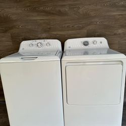 GE Washer And Electric Dryer 