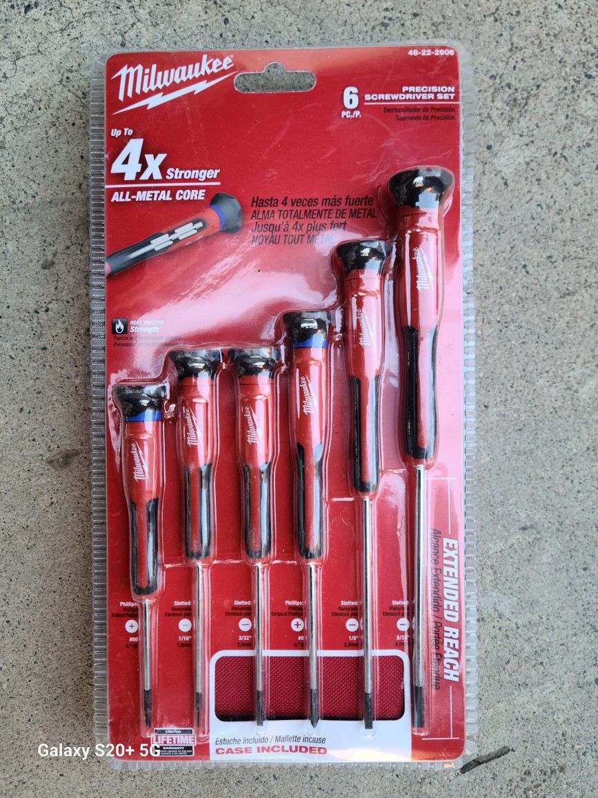 Milwaukee Precision Phillips Screwdriver Set 