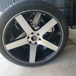 24" Rims And Tires