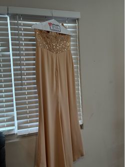 Gold dress