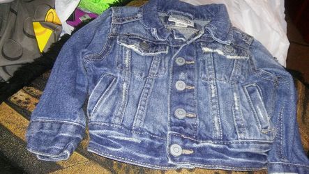 Childrens place jean jacket..6-9 mnths