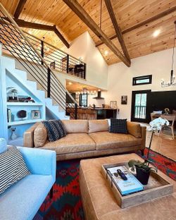 Leather sofa