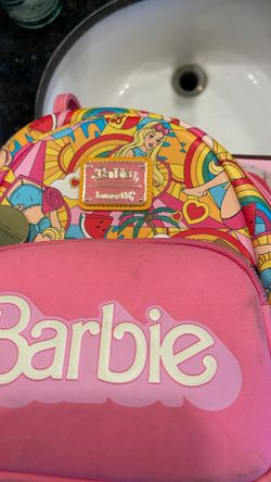 Barbie Loungefly  Backpack Matel Pink Bag 
