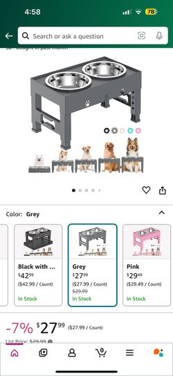 Elevated Dog Bowls New 