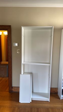 White shelf