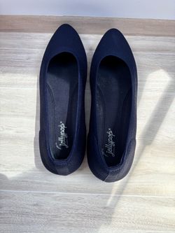 Women’s casual flats, Blk, Size 10