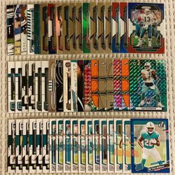 Miami Dolphins 54 Card Football Lot!