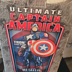 Randy Bowen Designs Ultimate Captain America Statue Signed By Stan Lee & Authenticated