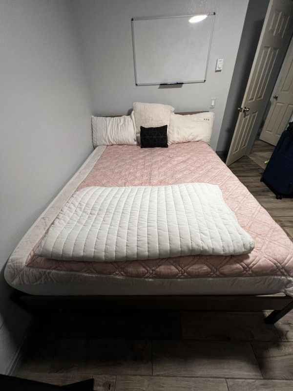 Queen Bed Frame With Mattress