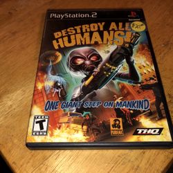 PS2 Game Destroy All Humans!