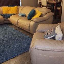 Leather Sectional
