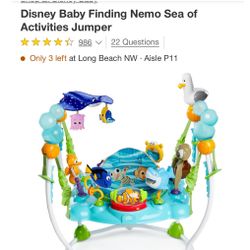 Disney Baby Finding Nemo Sea of Activities Jumper
