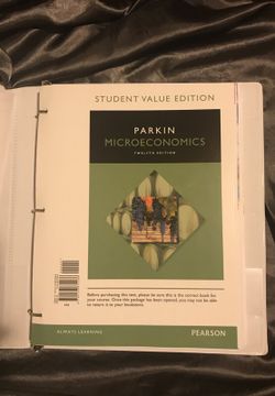 Econ 102 Parkin Microeconomics 12th edition